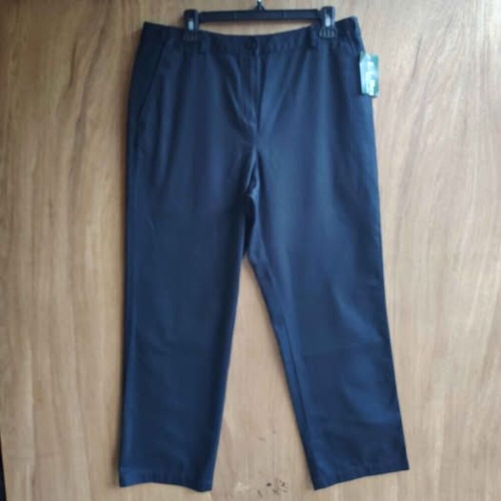 L.L.Bean Twill Pants Size 12 Petite Classic Fit NWT New